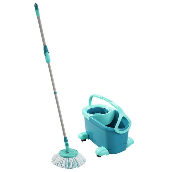 Набор для прибирання швабра зі ведром CLEAN TWIST Disc Mop Ergo Mobile Leifheit 52102 5275 фото